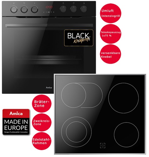 Amica einbauherd set backofen - set,